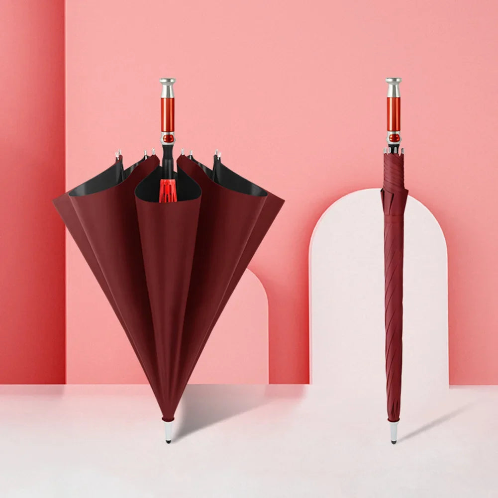 PEAKINBAGS Double Layer UV Sun Protection Automatic Umbrella