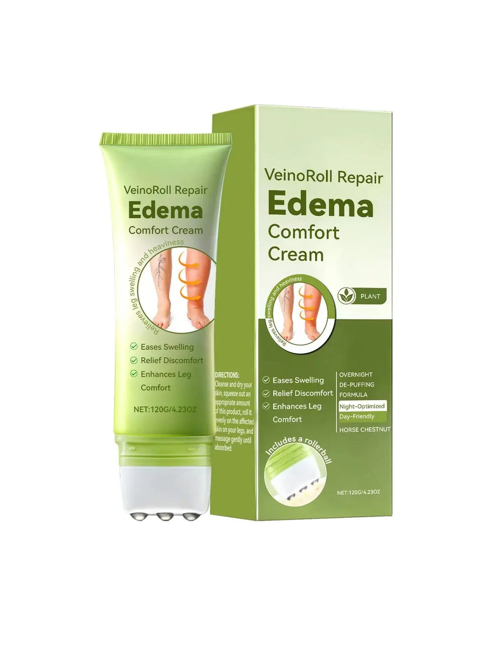Daily Leg Care Roller Massage Cream – Moisturizing & Comforting
