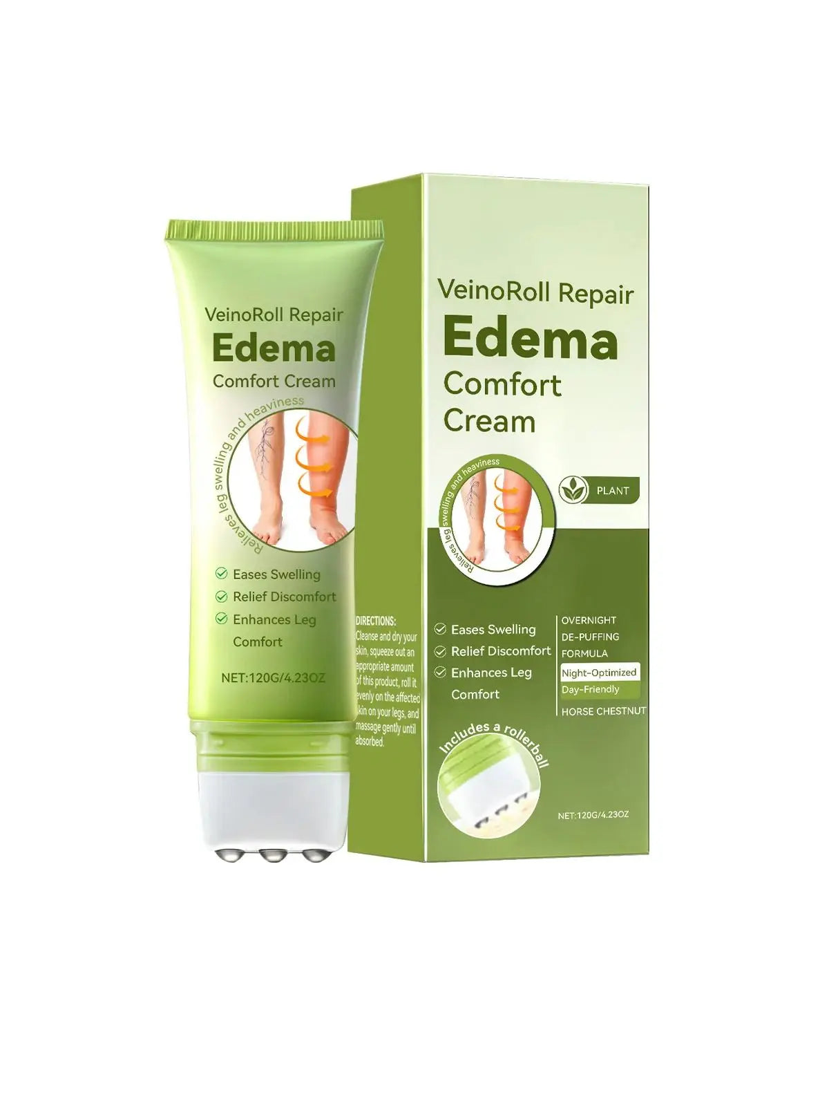 Daily Leg Care Roller Massage Cream – Moisturizing & Comforting