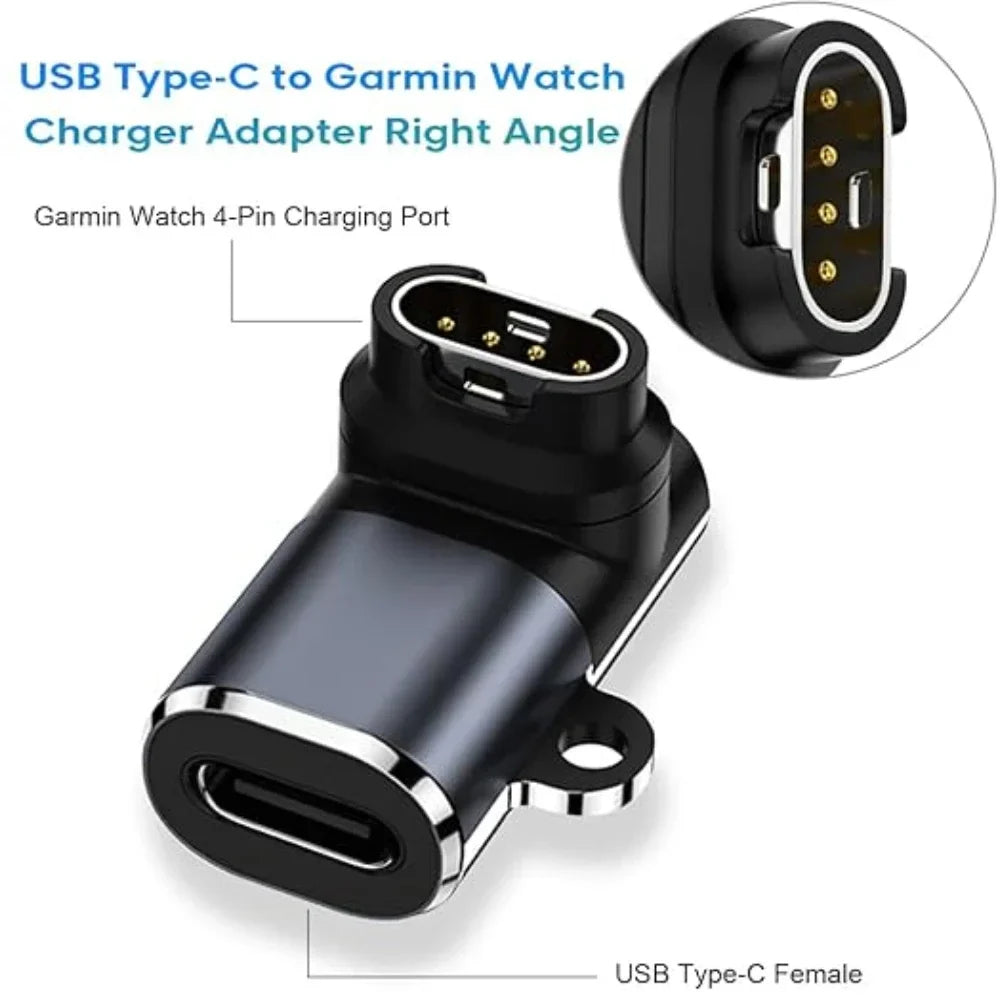 USB-C Charger for Garmin Fenix 8 7 6 Forerunner 955 965