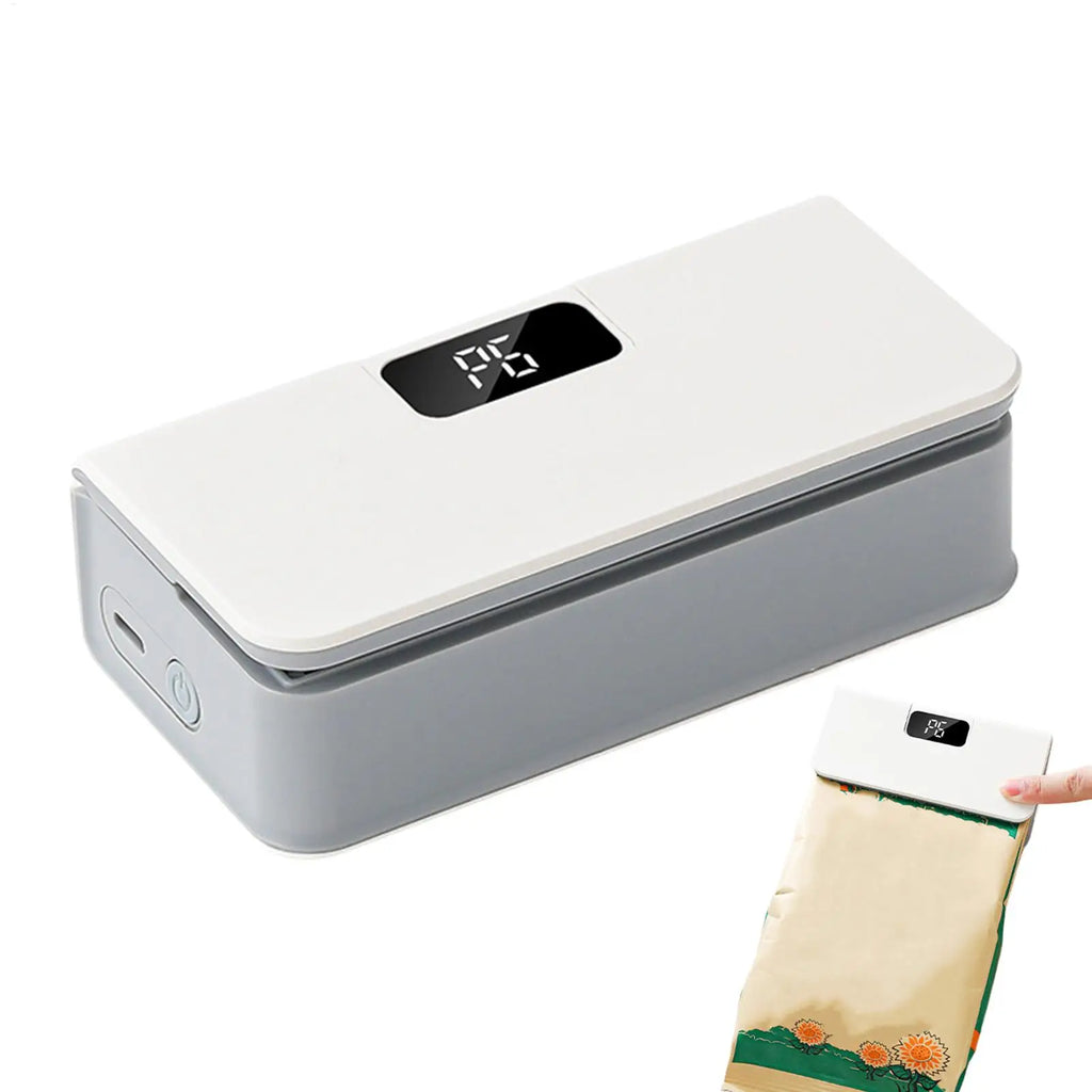 Mini Plastic Bag Sealer Heat 1 Chip Cutter Vacuum Fridge Magnet Small