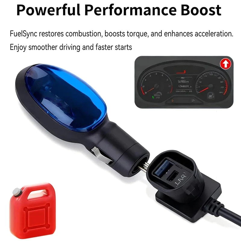12V Car Fuel Saver Plug – Voltage Stabilizer & Eco Accessory