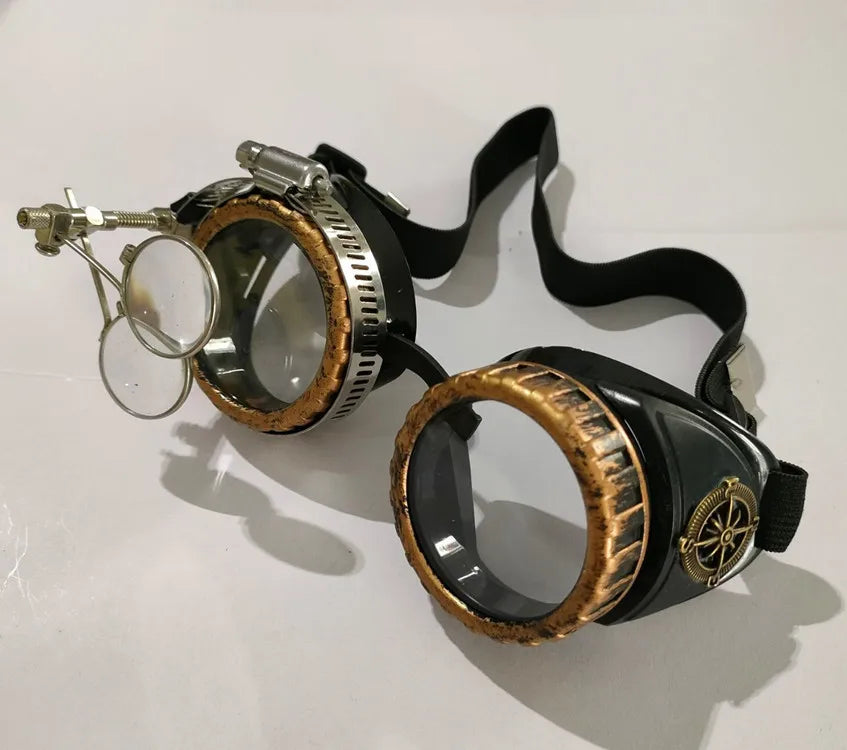 Steampunk Vintage Magnifying Goggles | Cosplay Prop