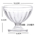 Transparent Salad Plates Clear Plastic Bowl Dessert Shake Goblet