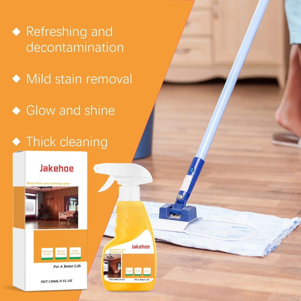 Jakehoe Wood Floor Cleaning & Polishing Spray | Beeswax