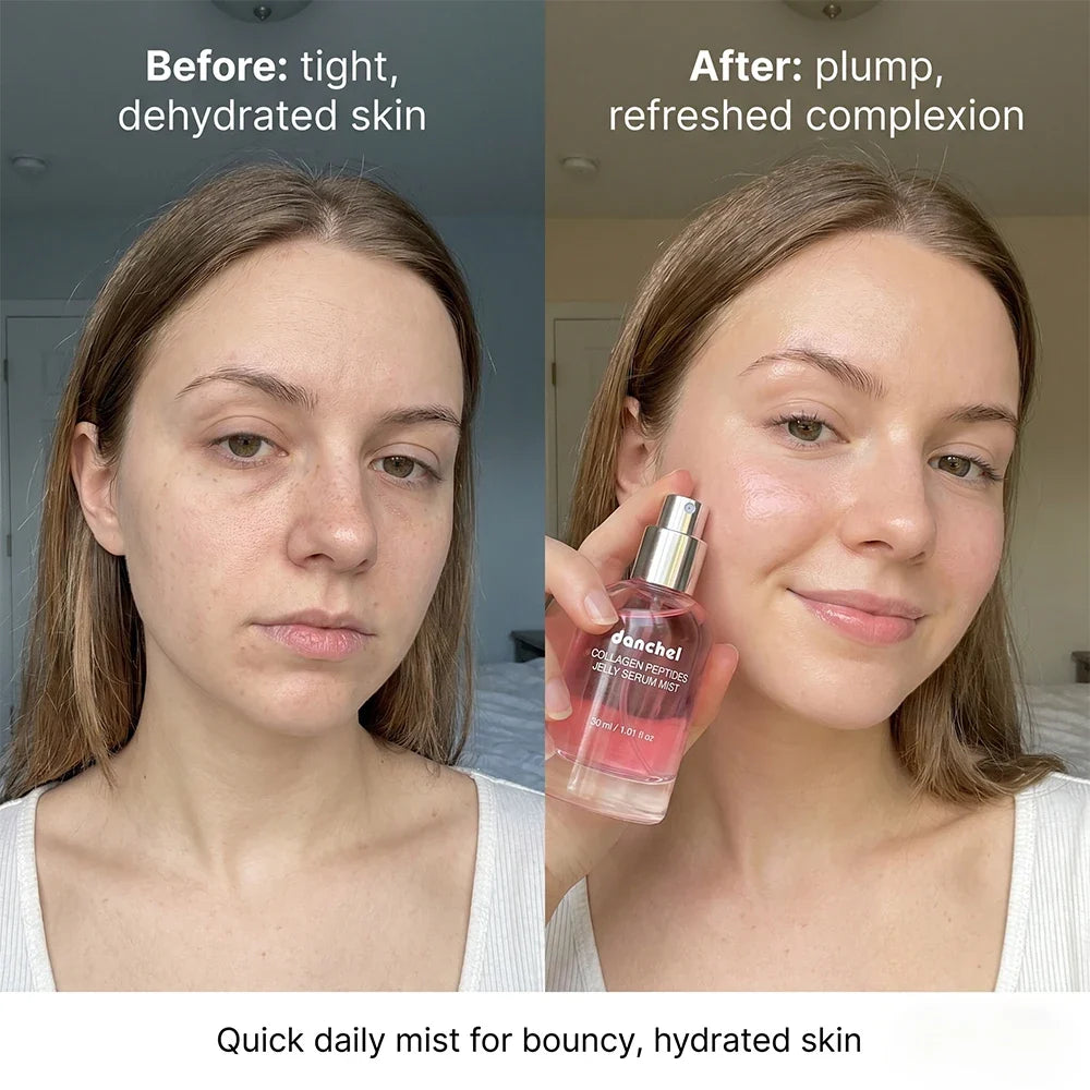 Korean Collagen Peptides Jelly Serum Mist | Hydrating Face Spray