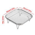 Air Fryer Rack Square Non-reversing Stackable Food Grade Mesh Basket
