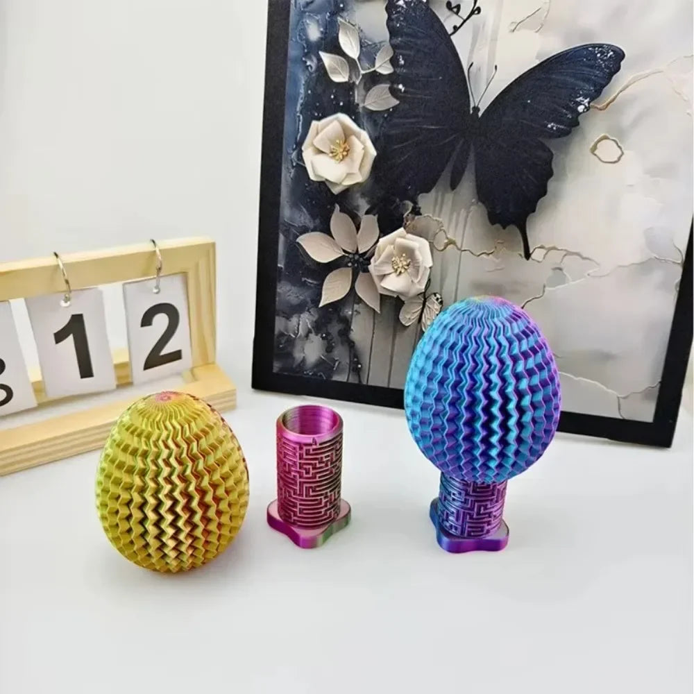 3D Printed Interactive Dragon Egg Creative Money Puzzle Maze Eggs