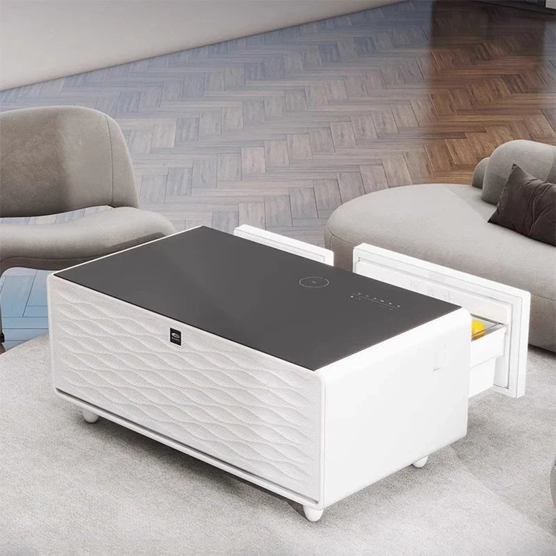 TB-90 Smart Coffee Table with Built-In Fridge & Wireless Charging