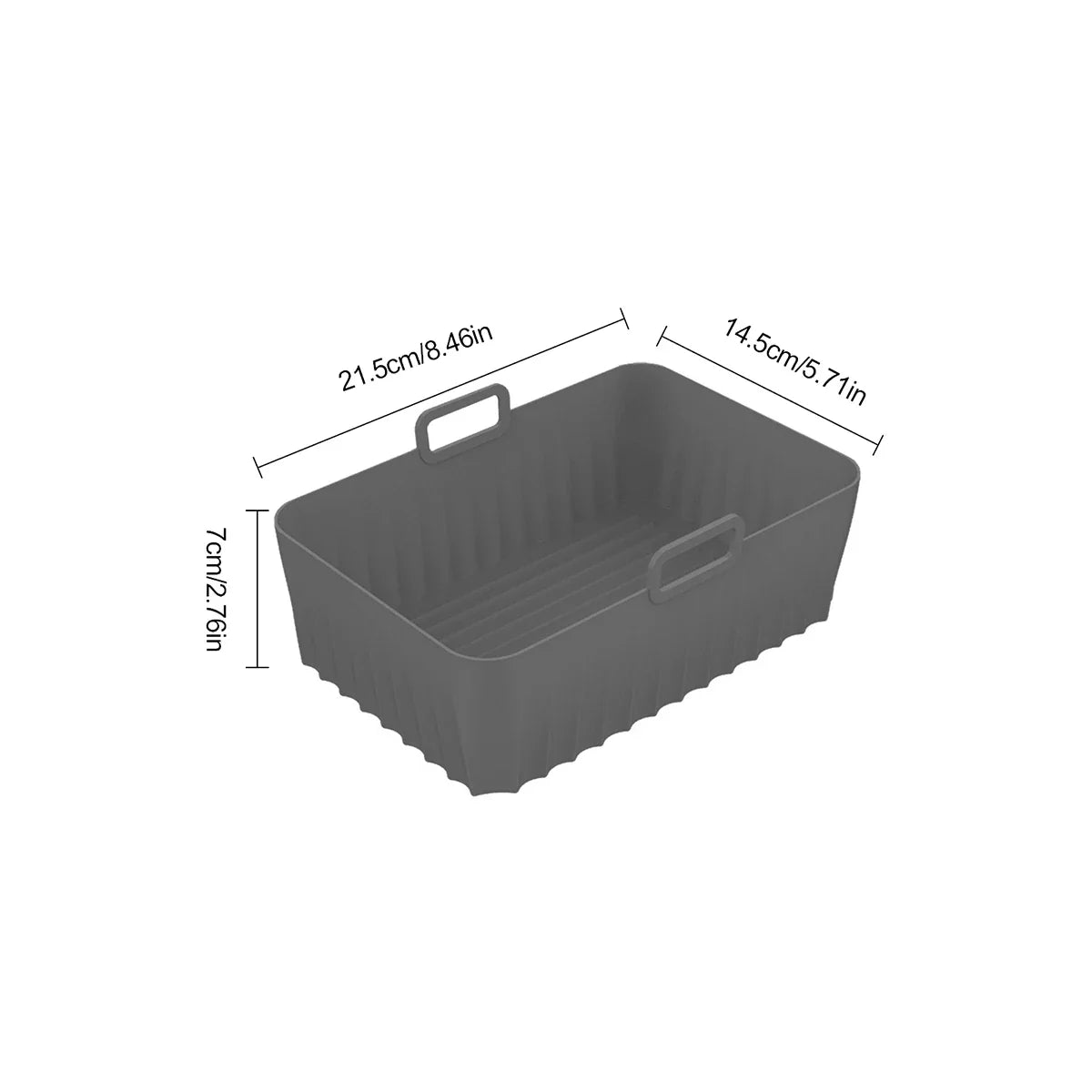 Leeseph Air Fryer Silicone Liners Reusable Non-stick Pot Oven Liner