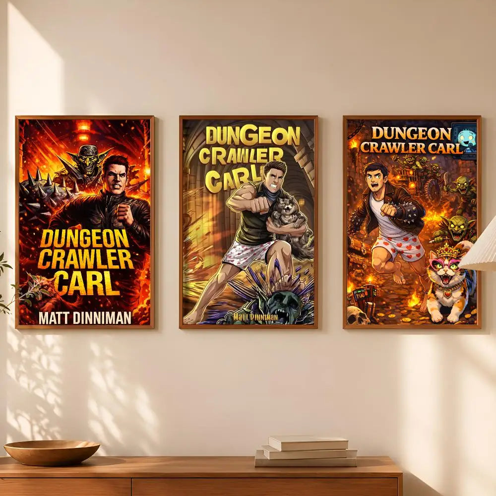 Dungeon Crawler Carl Poster – Self-Stick HD Waterproof Wall Art