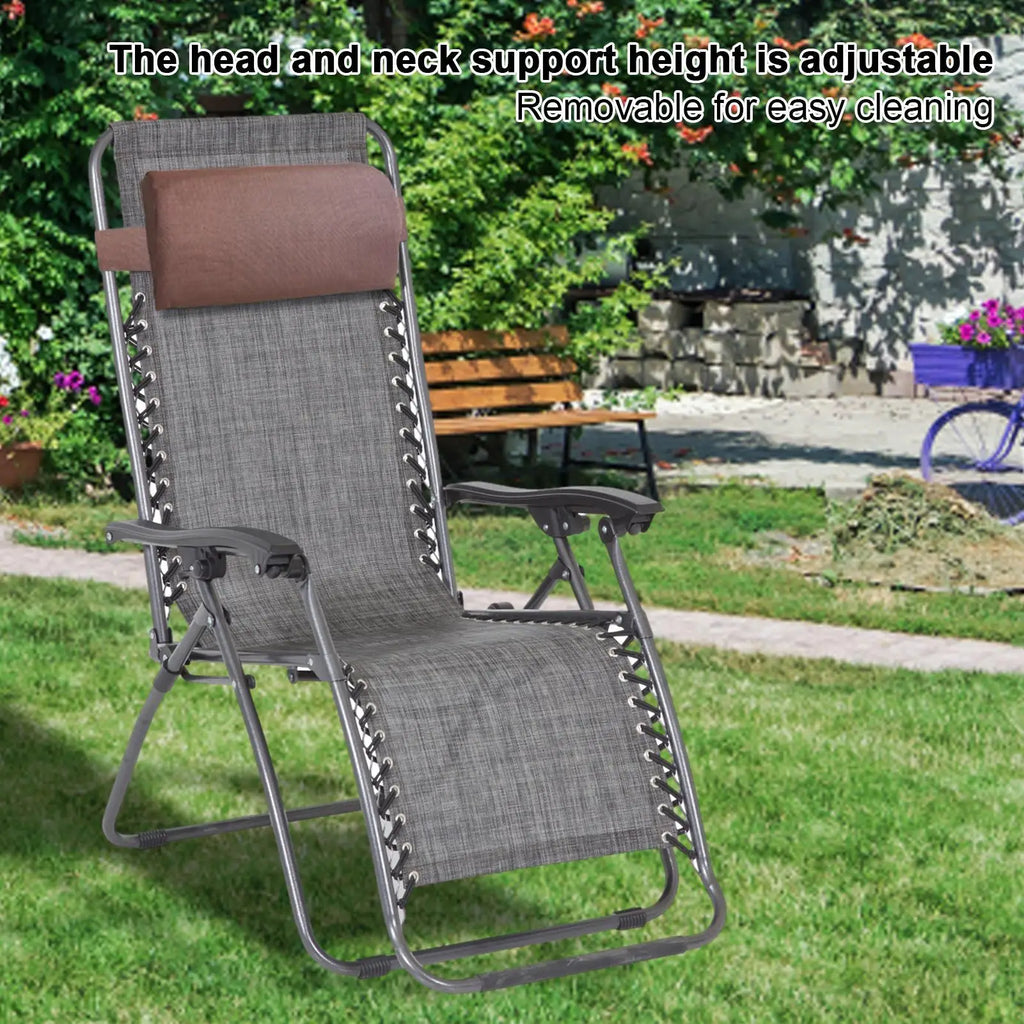 Recliner Neck Pillow Ergonomically Designed Head Detachable Cushion