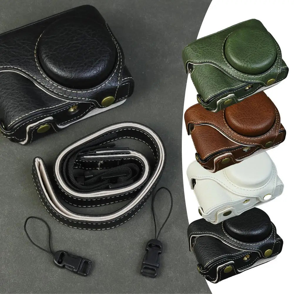 Lumix Tz99 Zs99 PU Leather Protective Case Travel Camera Bag Foreskin