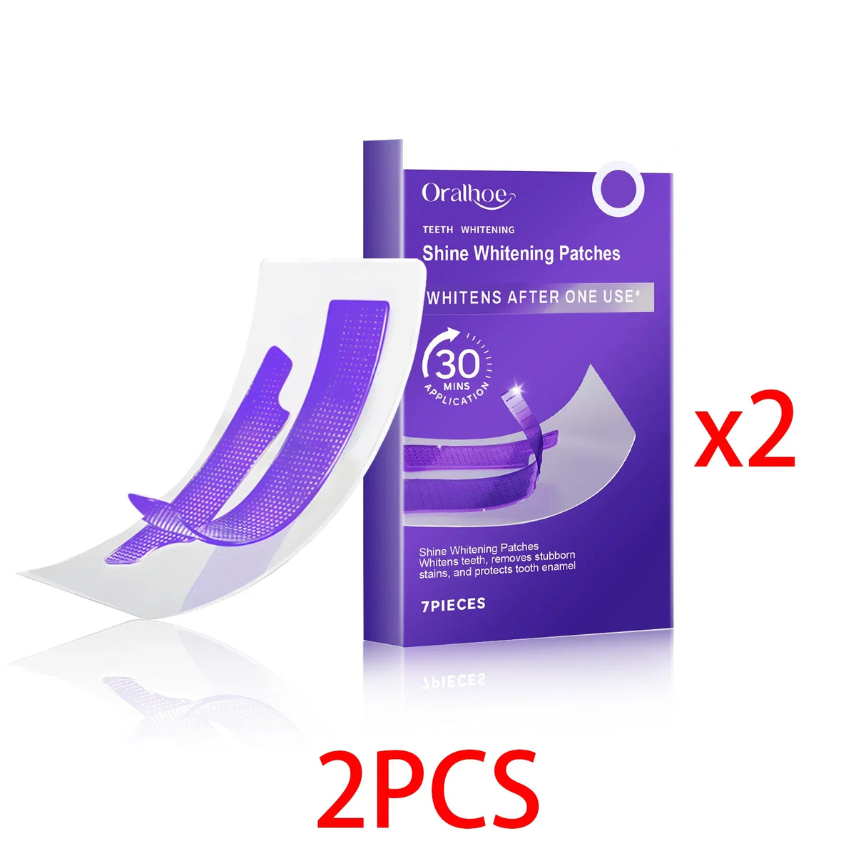 Purple Teeth Brightening Strips – Colour Correcting Oral Care