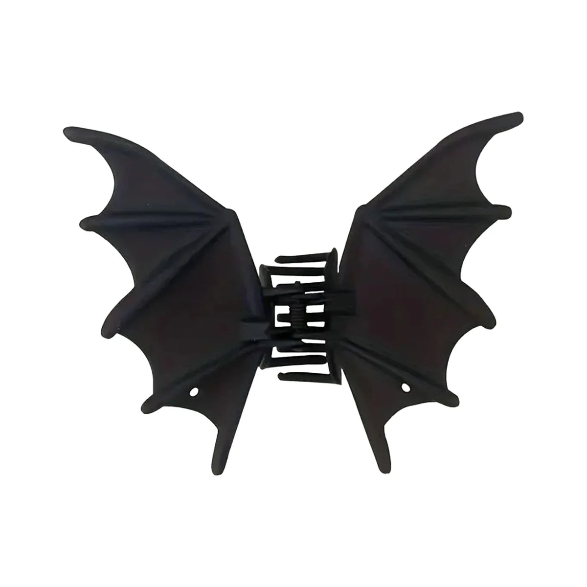 Punk Black Bat Shaped Hair Claw Clip Novelty Animal Shark Halloween