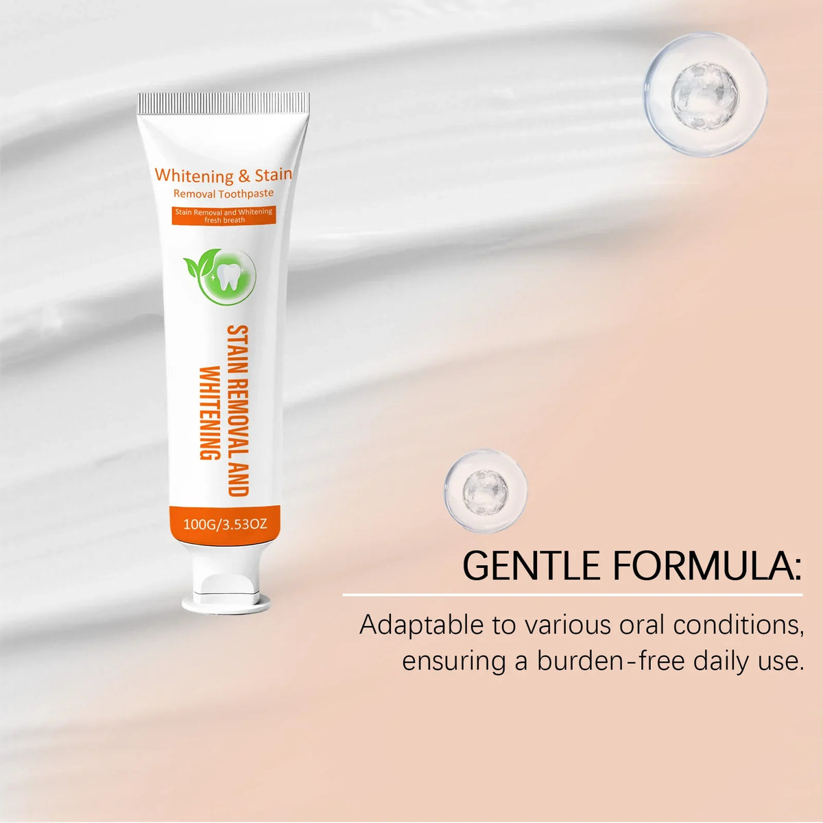 Mild Cleansing Toothpaste – Fresh Breath & Bright Teeth 100g