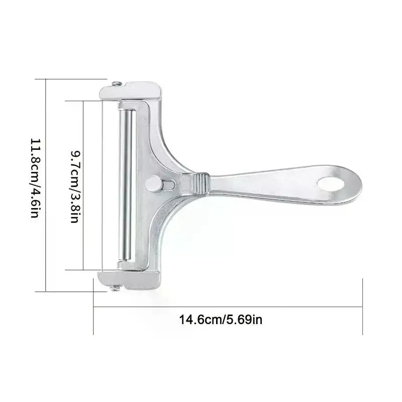 Adjustable Stainless Steel Cheese Slicer & Butter Cutter