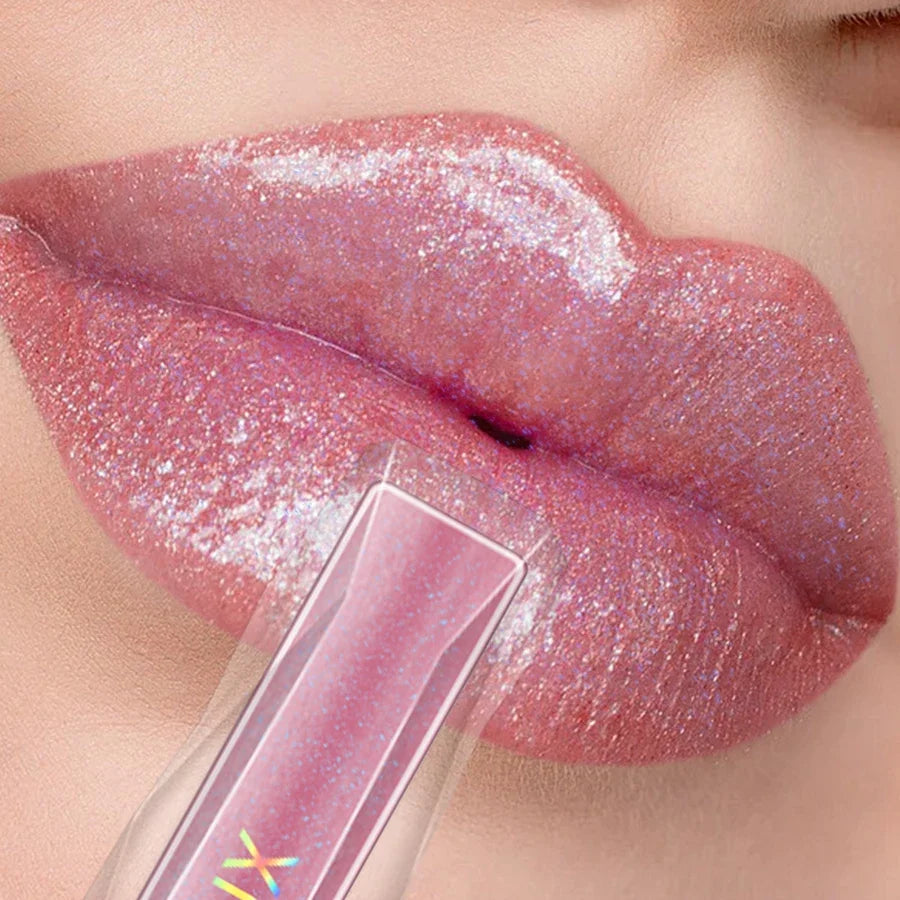KAFURUX Shimmer Lip Gloss – Moisturizing, Fuller-Looking Lips