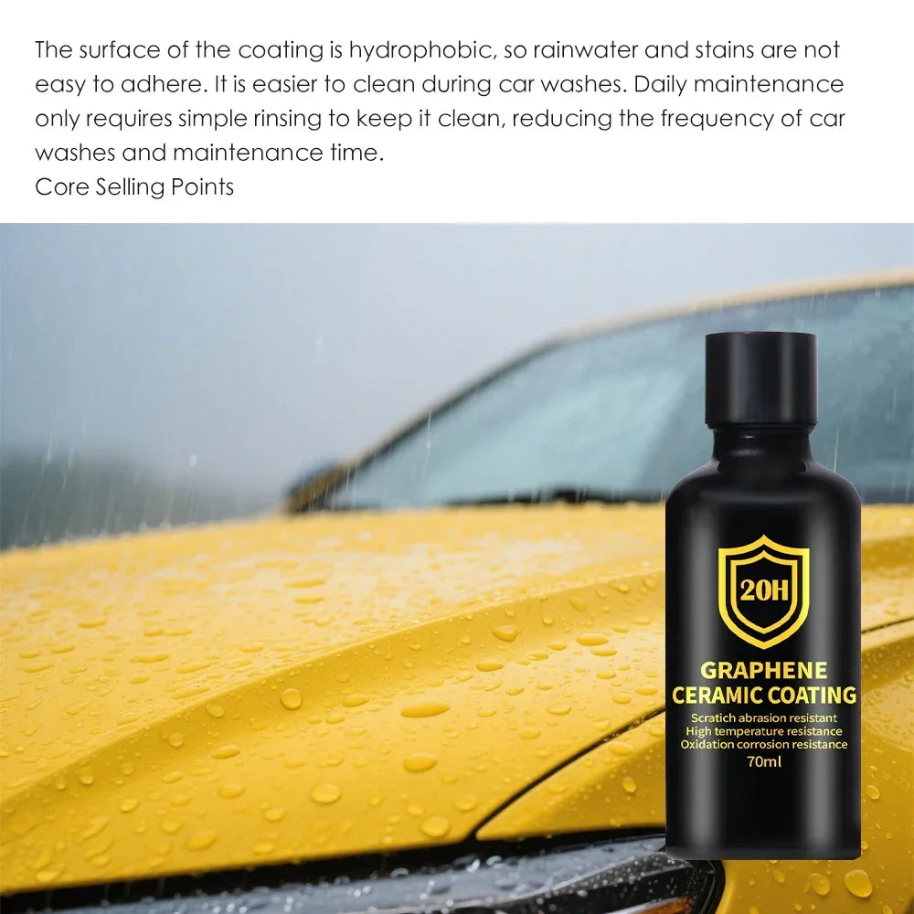 Graphene Ceramic Coating 20H Self Healing UV Track Technology Car