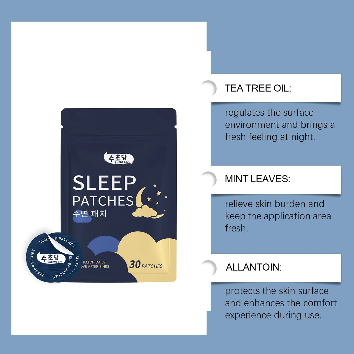 Plant-Based Sleep Patch – Nighttime Relaxation Support