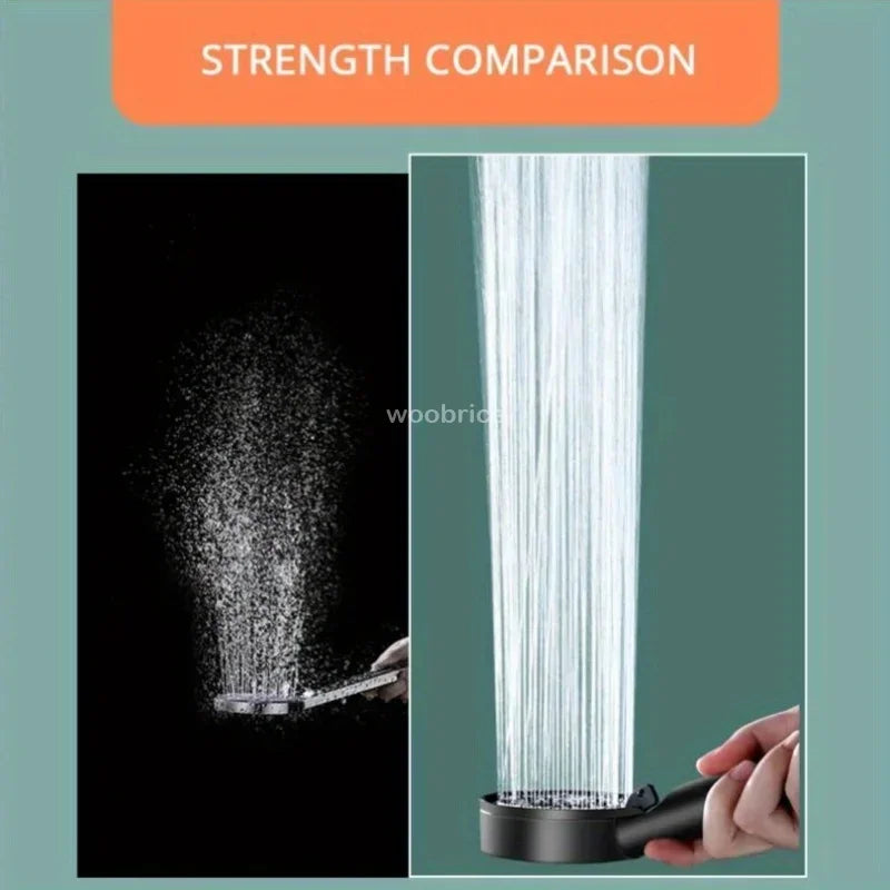 Shower Head Bathroom Sink Mixer Phone 5modes Pressure Water Saving
