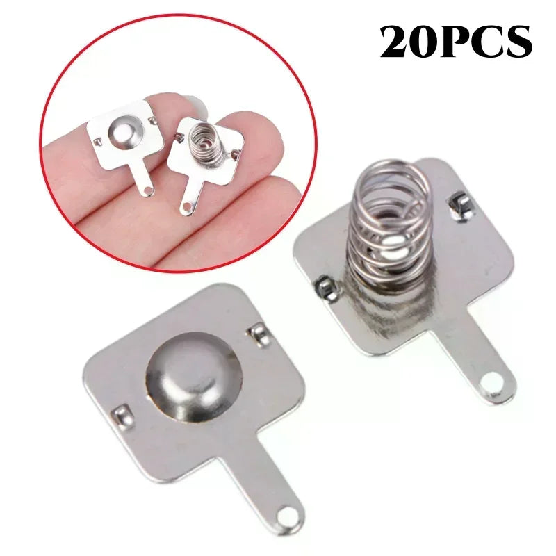 DIY Accessories 18650 Battery Sheet Spring Contact Box Positive