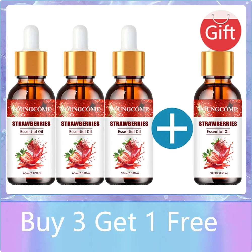 YOUNGCOME Strawberry Hair Oil – 2-in-1 Growth & Shine