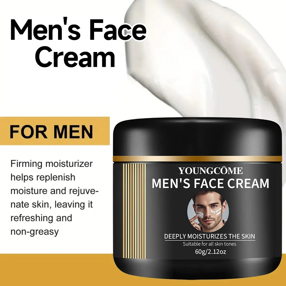 YOUNGCOME Men's Retinol Face & Neck Cream – Firming Moisturizer