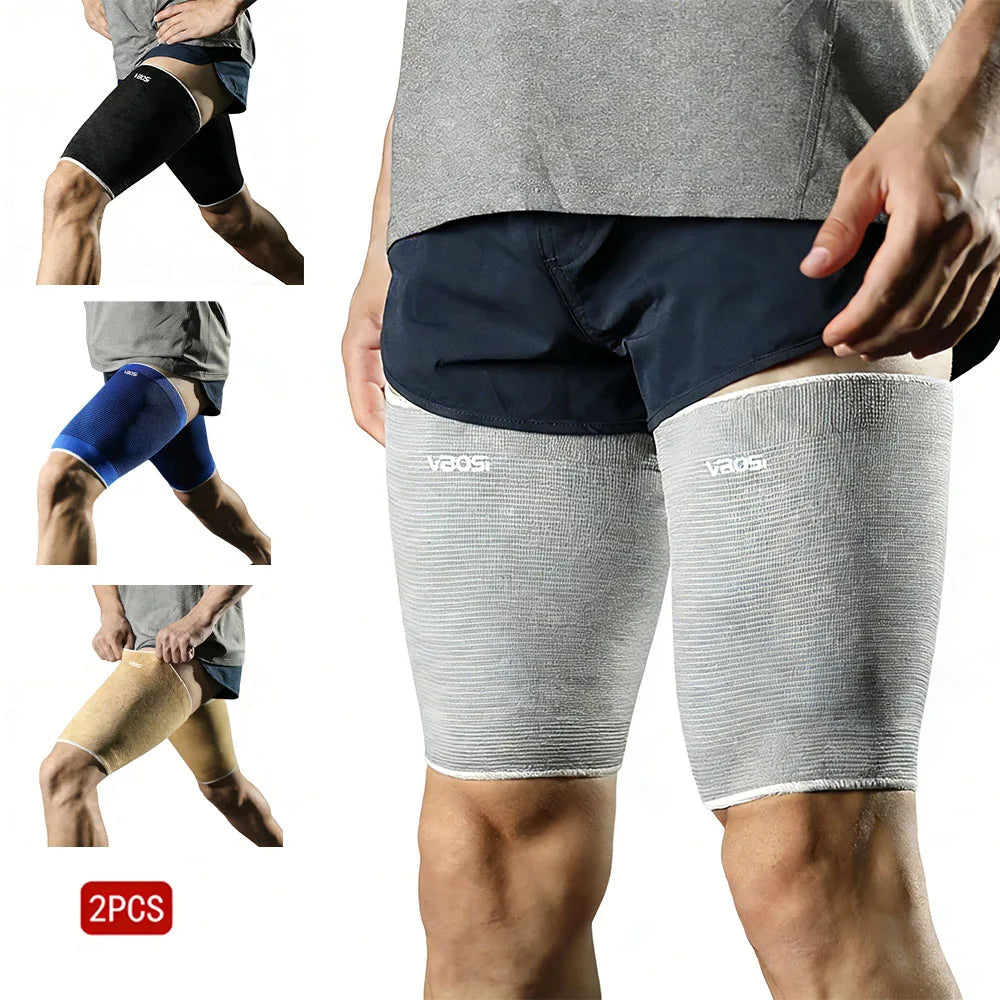 2-Pack Thigh Compression Sleeve for Men & Women | Sports