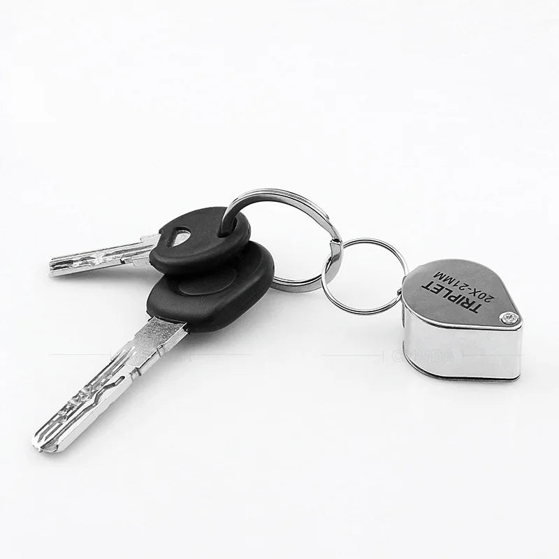 10x 20x 30x Triplet Jeweler's Loupe Magnifier | Handheld Glass