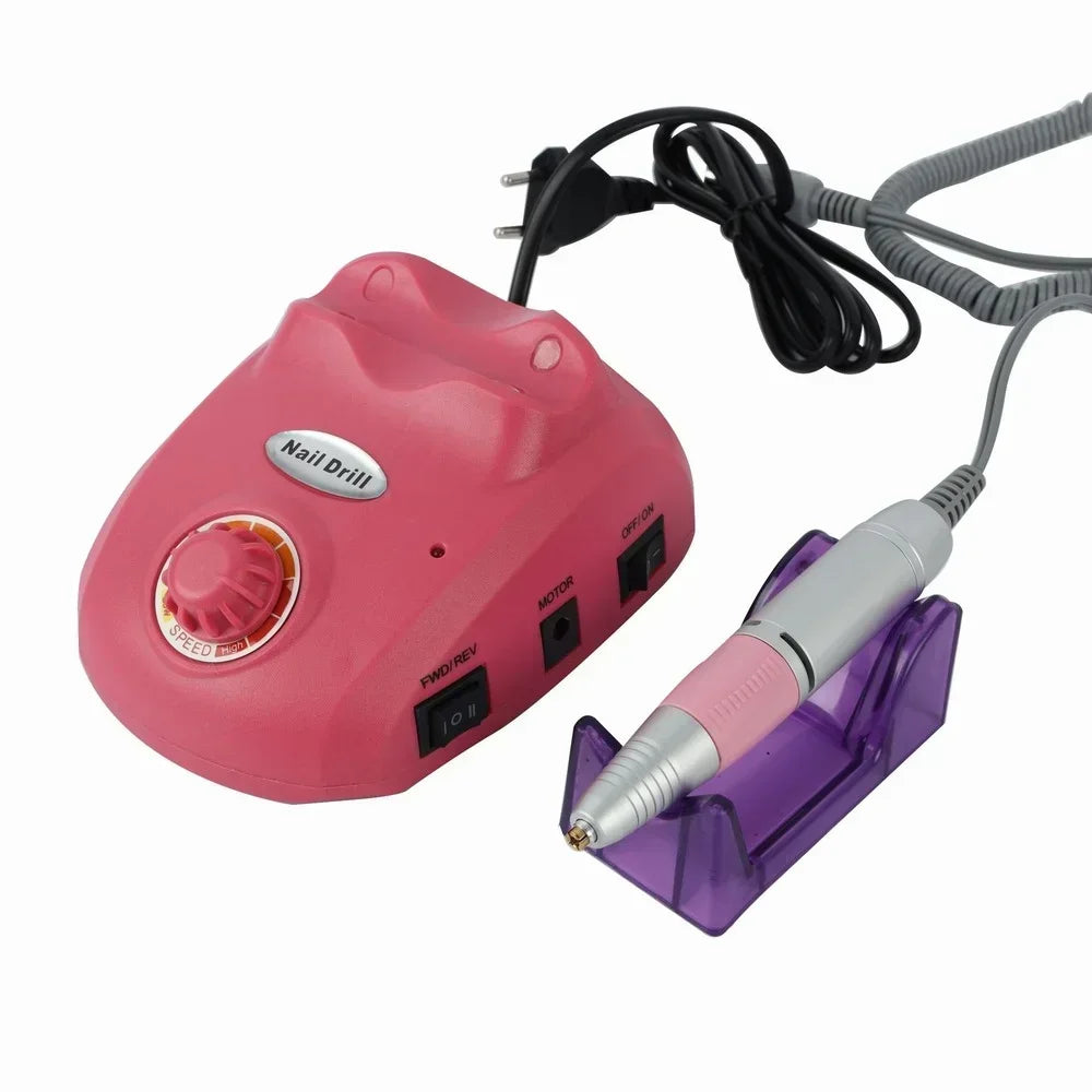 20W 35000RPM Electric Nail Drill Machine Kit | Milling Cutters