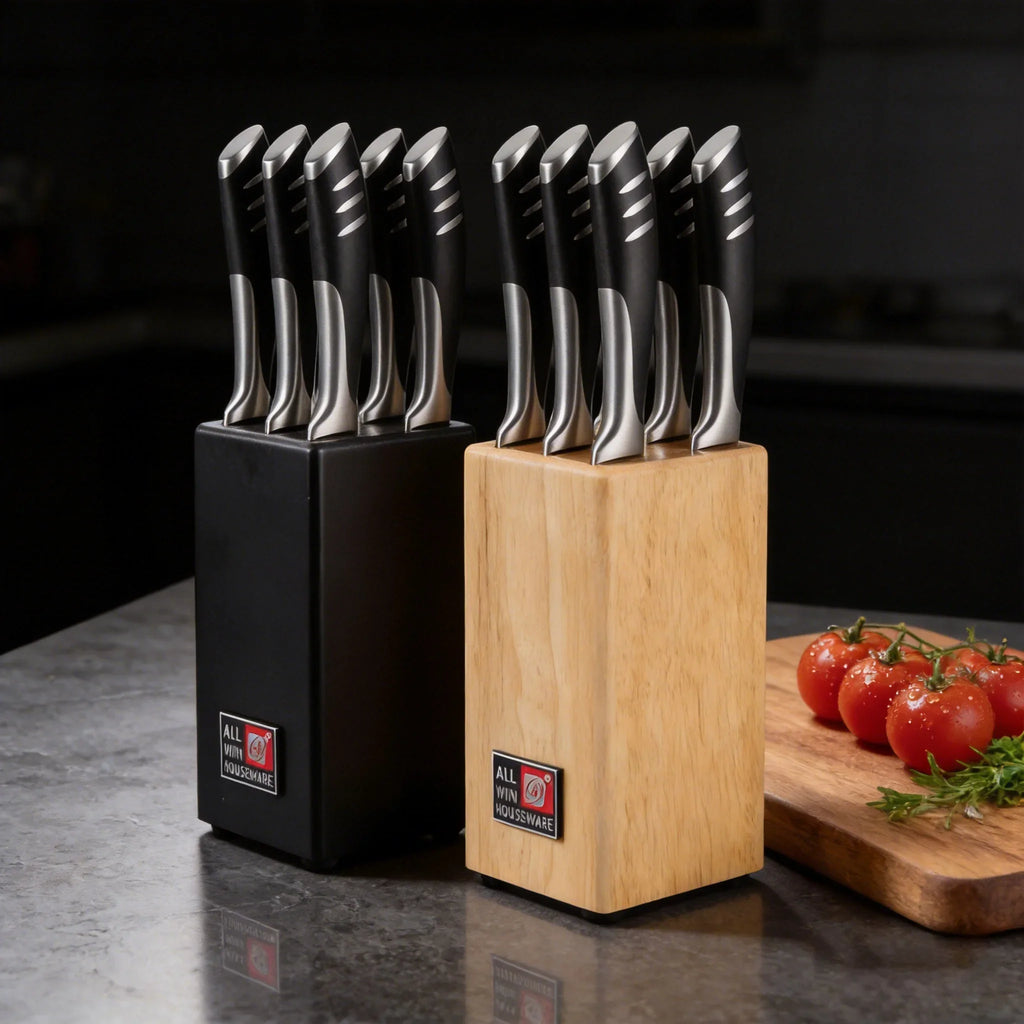 6-Piece Professional Stainless Steel Kitchen Knife Set