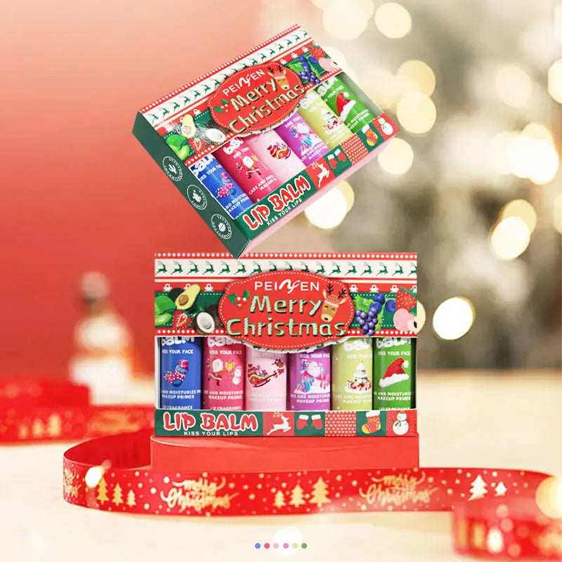 PEINIFEN 6-Pack Fruit Lip Balm Set – Moisturizing & Long-Lasting