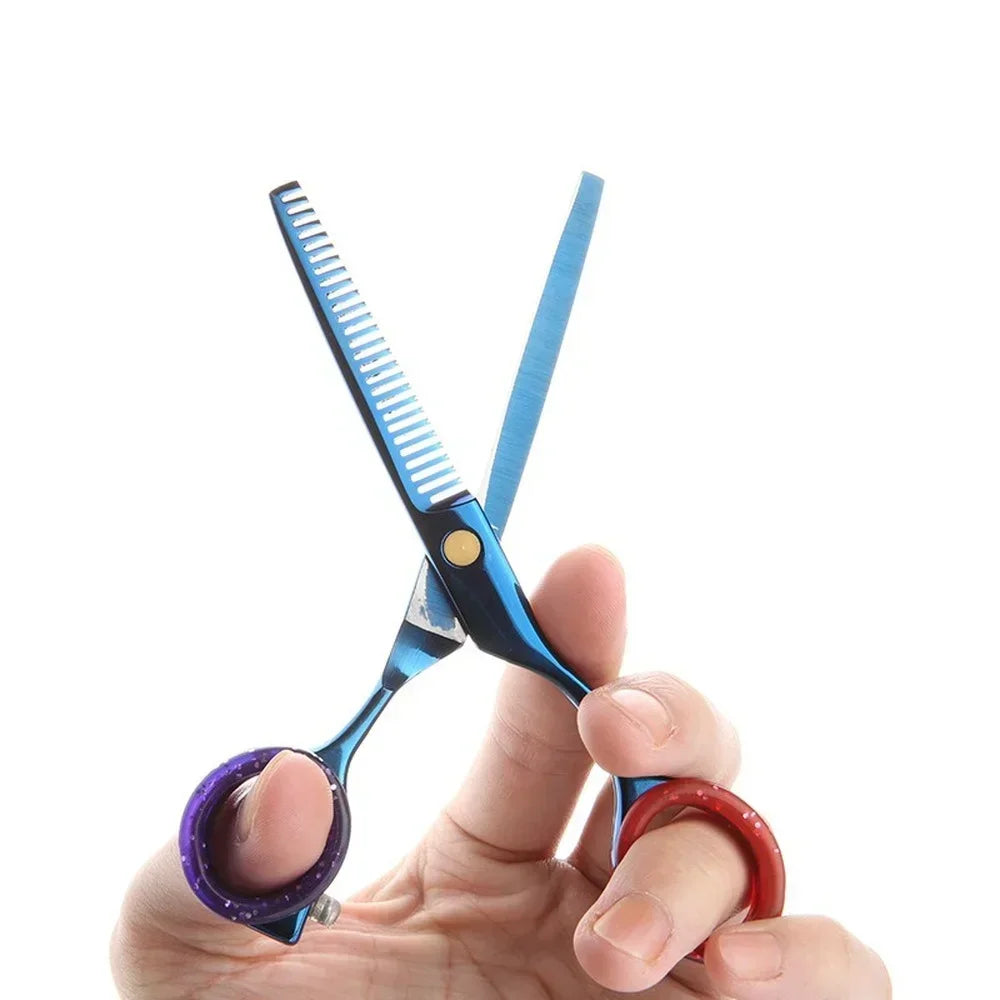 Silicone Scissor Finger Rings for Barbers – 2 Sets (10 Pcs)