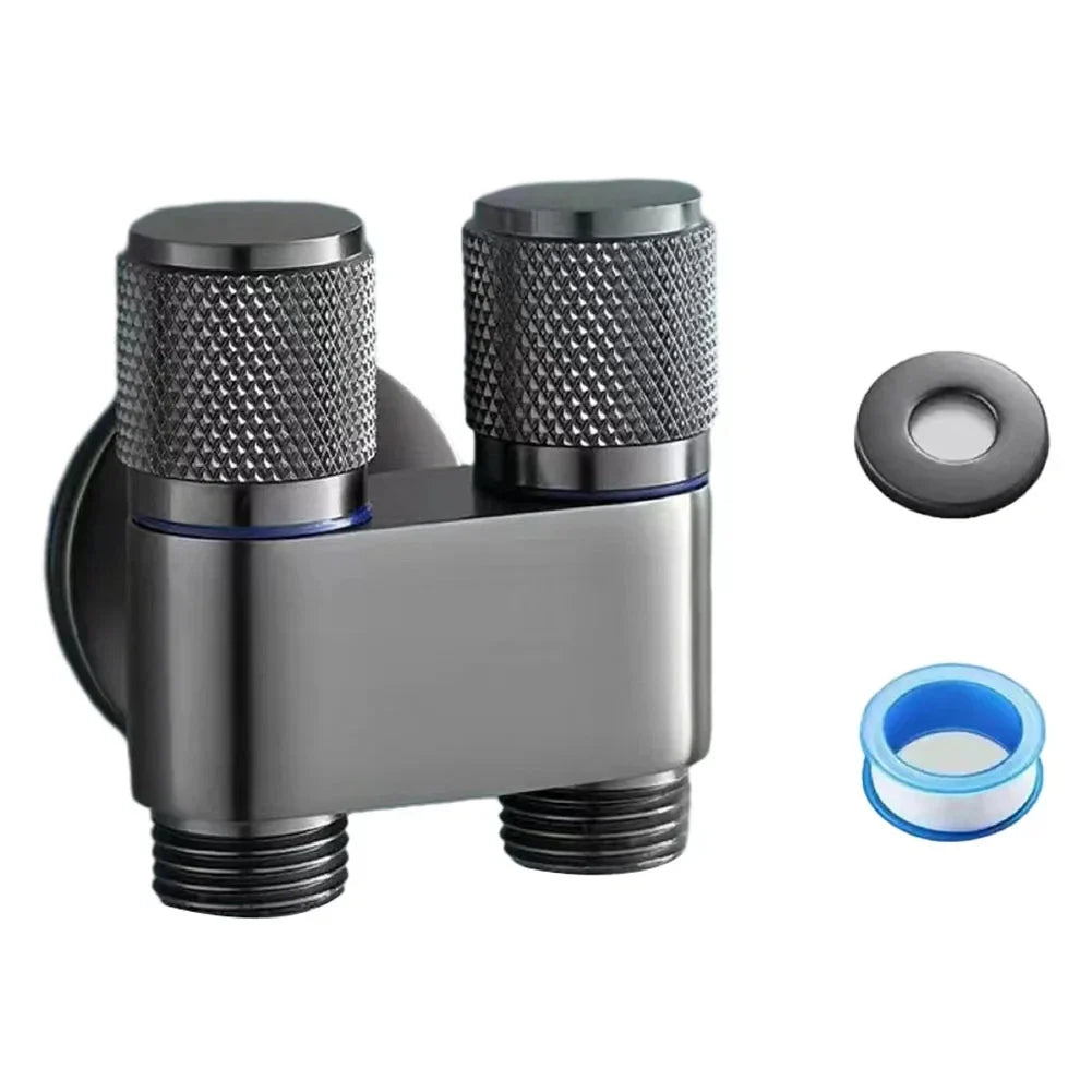 Dual Control Triangle Valve G1/2 | Bidet Sprayer Angle Valve