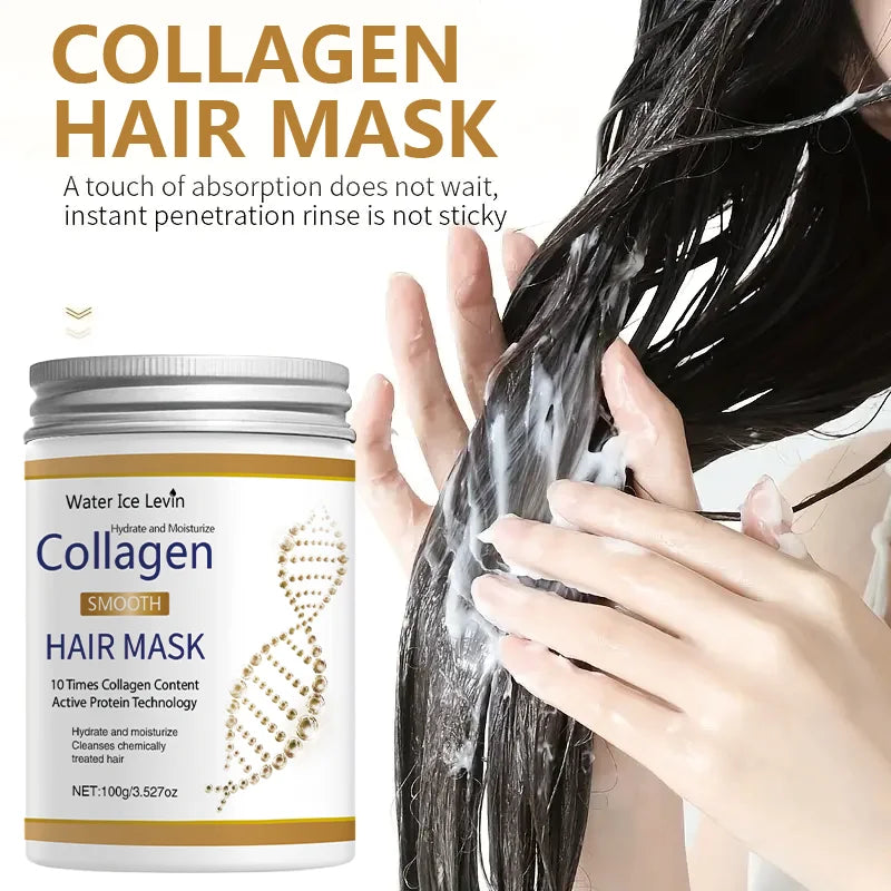 Keratin Hair Mask with Collagen & Coconut Oil | Deep Moisture