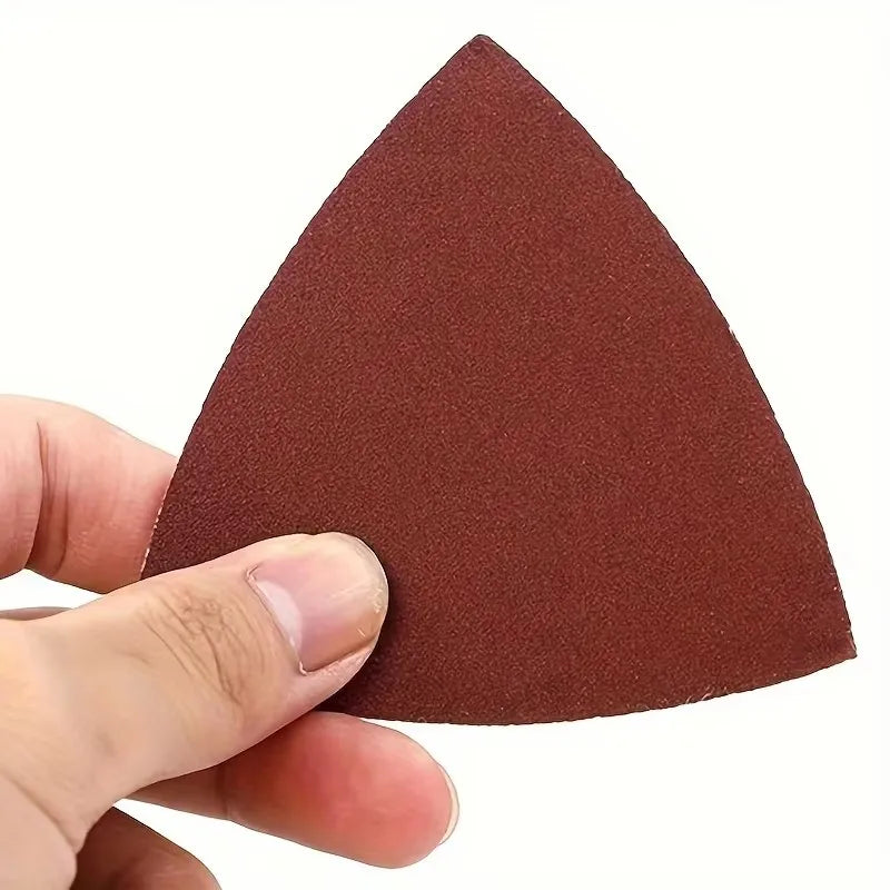 Sanded Paper Triangular Hook Loop Sandpaper Bonding Oscillation