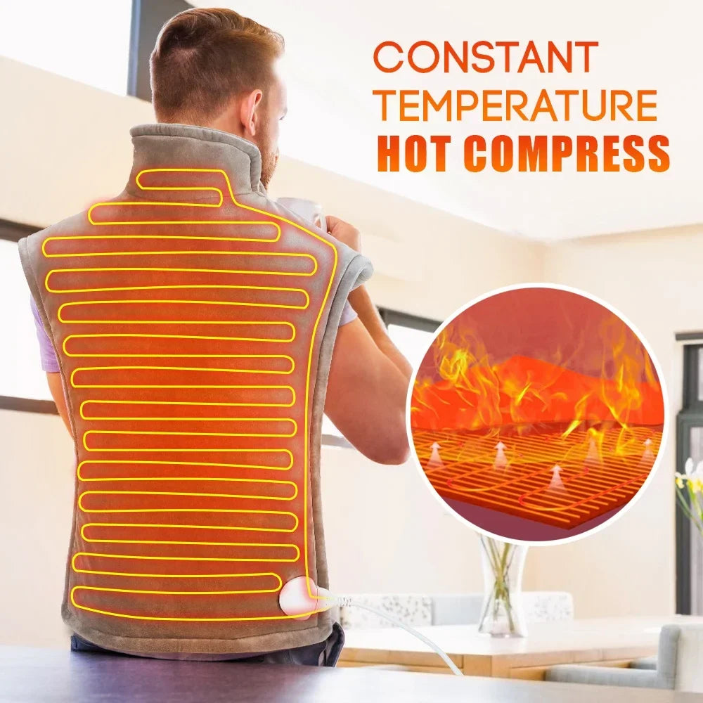 Hailicare Electric Heated Shawl – 10 Temps & Auto-Off Timer