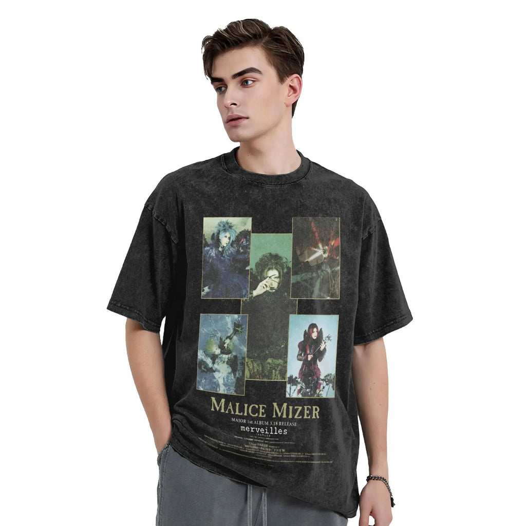 Malice Mizer Rock Band T-Shirt | Y2K Hip Hop Cotton Tee