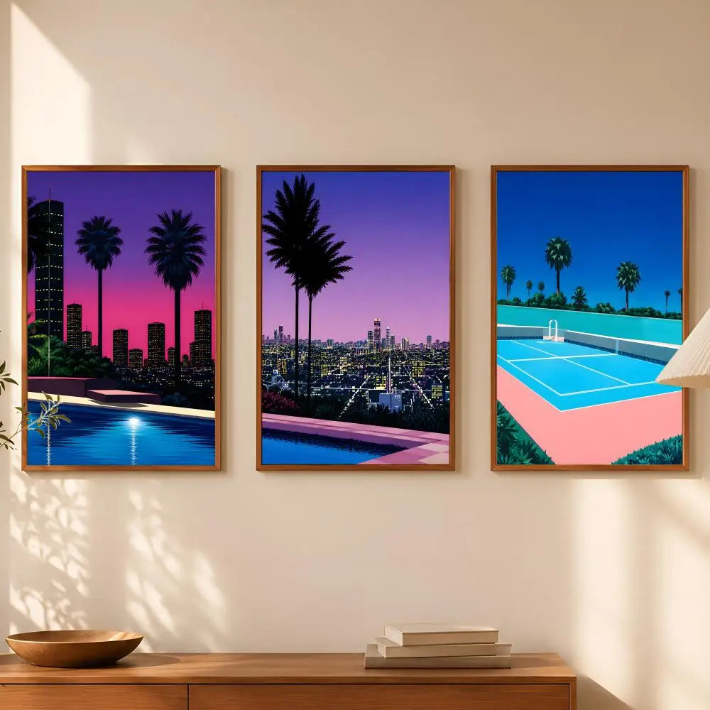 Hiroshi Nagai Art Poster – Self-Stick Waterproof Wall Decor