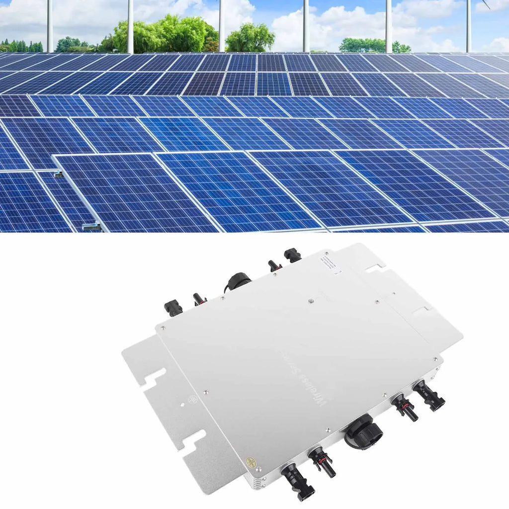 1600W Solar Grid Tie Inverter 120V 230V IP65 Waterproof Aluminum