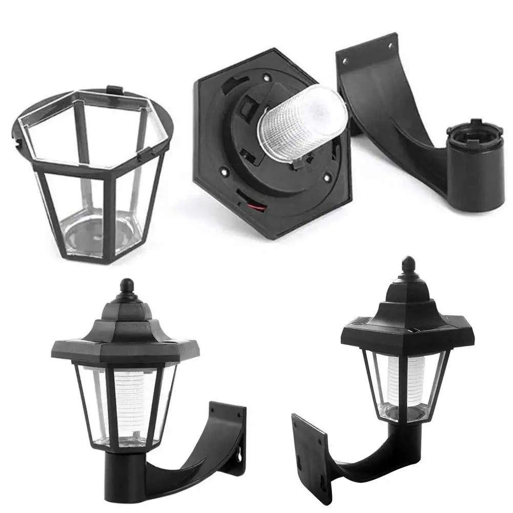 Solar Outdoor Wall Light – Vintage IP66 Weatherproof Garden Lamp
