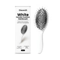 Boar & Nylon Bristle Air Cushion Paddle Hairbrush | White