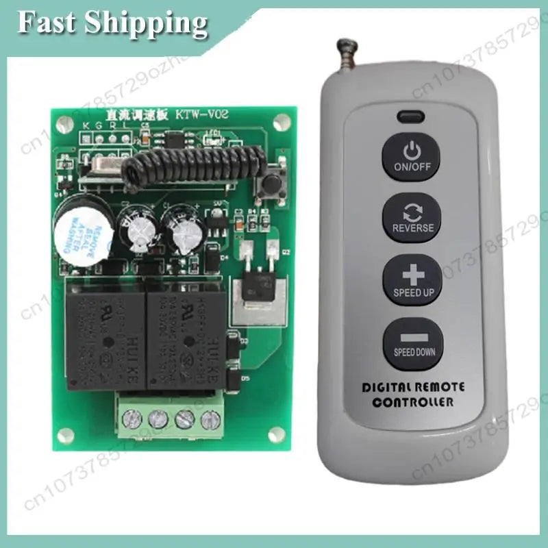 DC12V Wireless Remote Motor Speed Controller Kit | Dining Table
