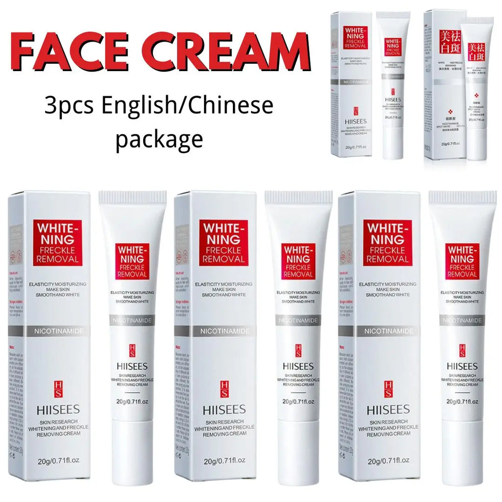 3-Pack Brightening Face Cream – Dark Spot & Freckle Corrector