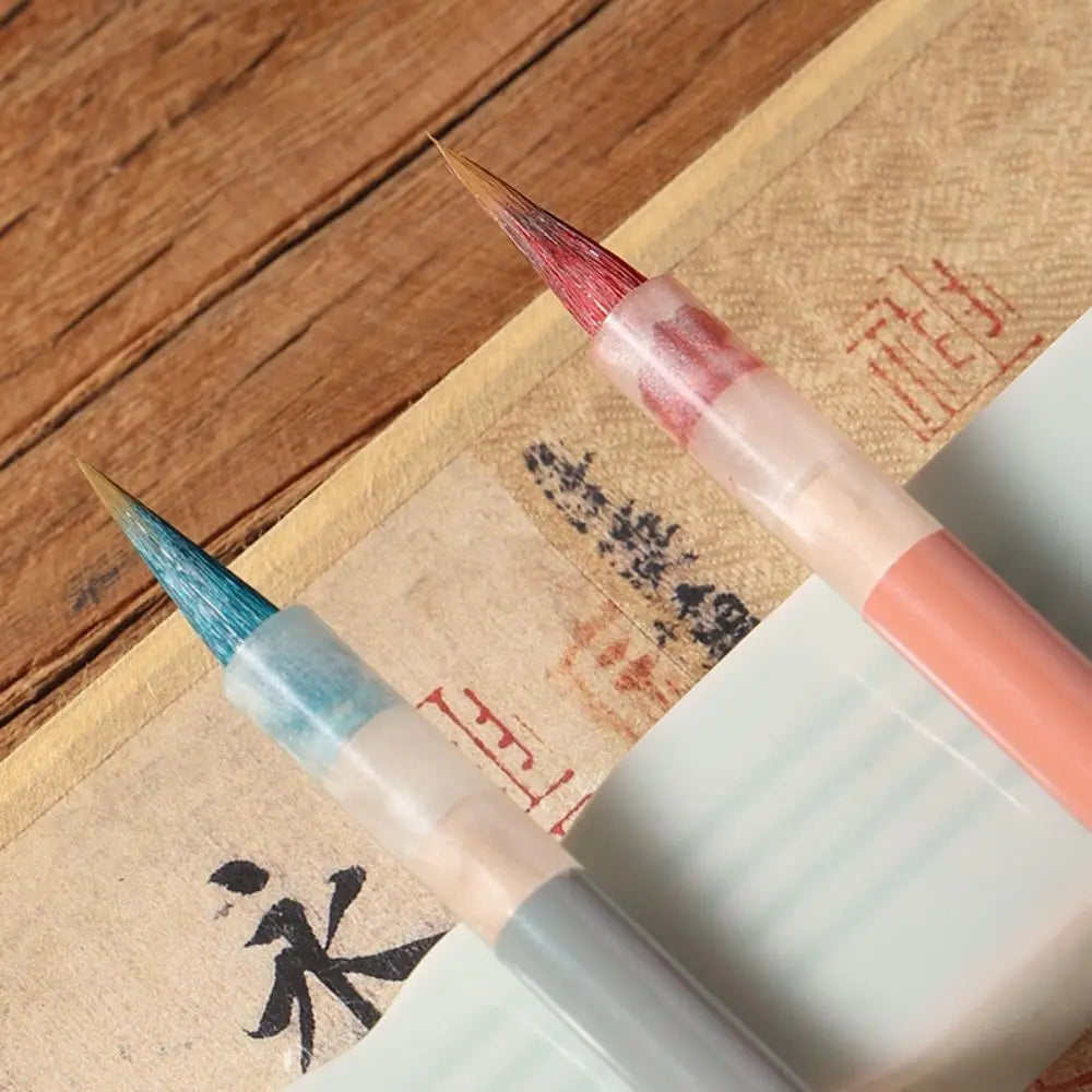 Chinese Calligraphy Brush – Wolf Hair Wood Handle Art Paint Brush