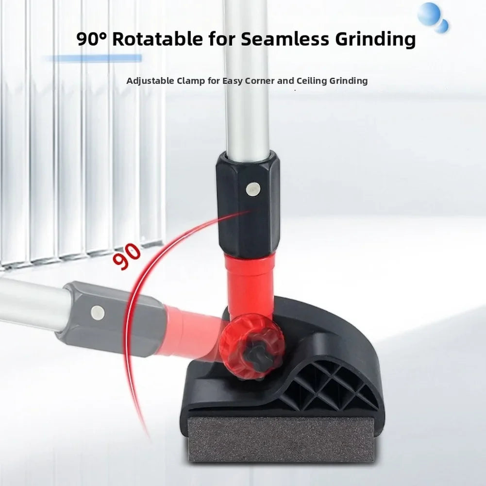 Adjustable Sanding Sponge Block Kit with 60–198cm Extendable Pole