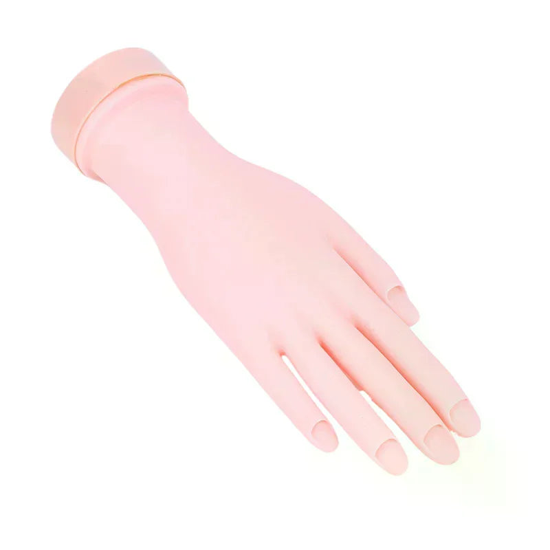 Silicone Nail Art Practice Hand & Foot Model | Manicure Training