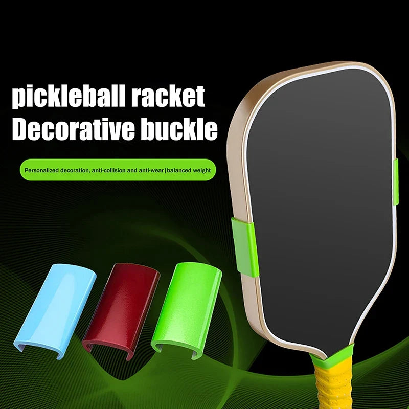 Pickleball Paddle Weight Clips 45×18mm TPU Snap Fastener