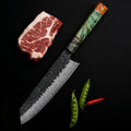 67-Layer Damascus Kiritsuke Chef Knife – Forged Steel 20.5cm